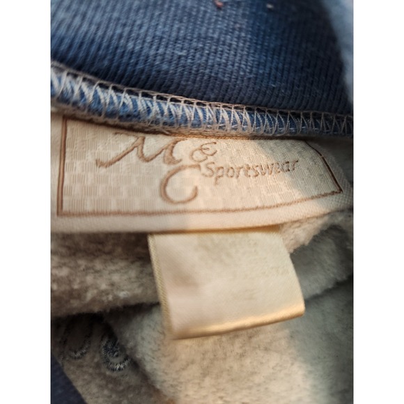 Vintage M & C Sportswear Snowman Gray Sweater Size: L - Picture 5 of 6